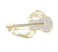 Didiseaon Broche Note De Musique Et Violon Avec Cristaux Épinglette Miniature Instrument De Musique Broche Pour Femme