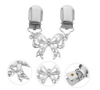 Didiseaon Broche Pince Cardigan Femme Décoratif Noeud Fermoir Châle et Écharpe et Pratique