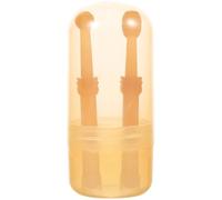 Didiseaon Brosse à Dents en Silicone Souple pour Animaux Domestiques, Lot de 2 Set de Set de Brosses à Tête Unique, pour Chiots et Petits Chiens, Soin Buccal et Nettoyage Inter-dentaire,