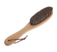 Didiseaon Brosse à Manteau en Bois avec Poils de Crin de Cheval Souple pour Nettoyage, Toilettage Confortable des Chevaux en Extérieur
