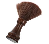 Didiseaon Brosse à Nuque de Barbier à Poils Doux Manche en Bois de Hêtre - Brosse de Coupe Cheveux Professionnelle pour Salon et Domicile - Accessoire Polyvalent pour Nettoyage et Balayage