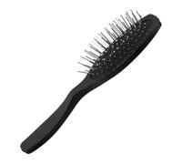 Didiseaon Brosse à Perruque Anti- Avec Dents Acier Brosse De Coiffure Portable Pour Perruques Synthétiques Adaptée Aux Cheveux Raides Et Bouclés