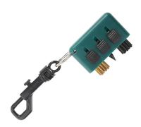 Didiseaon Brosse de Nettoyage Polyvalente pour Club de Golf Poils en Cuivre Résistants à l'usure avec Clip Pratique pour Nettoyage Parcours de Golf