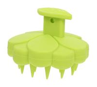 Didiseaon Brosse Massage Chevelu Silicone Verte Brosse Exfoliante pour Cheveux Nettoyant et Massant Résistante à Usure Outil Ergonomique pour Soins Capillaires à Domicile