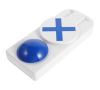 Didiseaon Buzzer Interactif de Jeu avec Bouton de Réponse Rapide Bleu Buzzer Électronique Polyvalent pour Quiz Classe et Jeux Trivia pour Fêtes et Activités Familiales