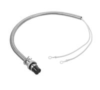 Didiseaon Câble D'alimentation pour Machine à Pop-corn Rapide Déconnexion Fil de Bouilloire Résistant la Chaleur en Métal Isolation Argenté pour Usage Domestique et Commercial