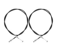 Didiseaon Câble de Remplacement en Acier Inoxydable et Plastique 2pcs pour Fauteuil de Salon Flexible et Compatible Universellement pour Chaise de Barbier en Installation à Domicile