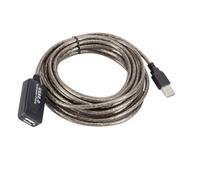 Didiseaon Câble D'extension USB 2.0 10 m Haute Vitesse pour Réseau sans Fil, Rallonge USB Amplifiée, Compatible Périphériques Informatiques, Usage Bureau Et Domicile, Noir