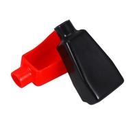 Didiseaon Cache Bornes Batterie Voiture PVC Isolant Protection Court Circuit et Facile à Installer Rouge et Noir Compatible pour Bornes Positives et Négatives