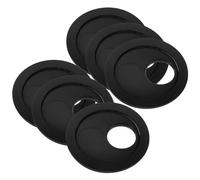 Didiseaon Cache-Objectif Circulaire pour Téléphone Portable, Protection Caméra, Lot de 6 Pièces en Abs Noir Adhésif, Design Élégant pour Préserver la Vie Privée