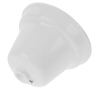 Didiseaon Cache-poussière Blanc pour Ventilateur de Plafond, Grand Modèle en Plastique Solide, Protection la Poussière, Couvre-rosace Décoratif, Accessoire de Remplacement pour