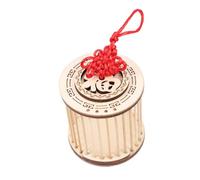 Didiseaon Cage à Insectes Bambou Faite Main Portable Et Suspendue Petite Cage Pratique pour Conserver Criquets Et Insectes Maison pour Observation Et Exploration Extérieure des Garçon Fille