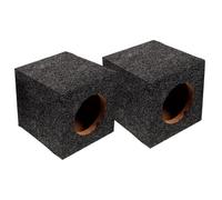 Didiseaon Caisson de Basse Voiture en Bois Mousse, Paire Vide pour Réinstallation du Caisson de Basses, pour Amélioration du Système Audio Automobile et Passionnés de DIY