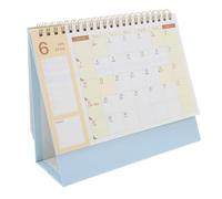 Didiseaon Calendrier de Bureau Compact pour Organisation Quotidienne et Suivi Habitudes Calendrier de Table Décoratif Multifonction pour Bureau et Maison Affichage Date Pratique et Design