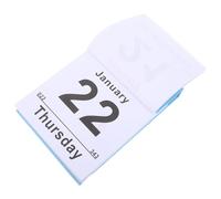 Didiseaon Calendrier Mural 2026 à Pages Détachables Grand Format Bleu Calendrier Fonctionnel Quotidien pour Bureau École et Maison Agenda Journalier Grandes Dates et Espace D’Écriture