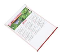 Didiseaon Calendrier Mural Suspendu Style Rotin Imitation pour Année Du Serpent Calendrier Mensuel Anglais Pratique pour Maison et Bureau Accessoire Mural Décoratif et Fonctionnel