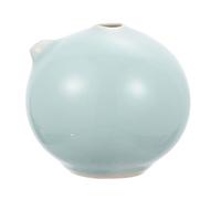 Didiseaon Calligraphy Dish Ceramic Ink Water Container For Chinese Painting Desktop Adornment Portable Hand Painted Half Round Ink Droplet