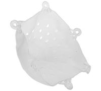 Didiseaon Capuche de Sevrage de Veau, Outil de Sevrage des Veaux au Pâturage, Plastique Blanc, Alternative Humaine aux Anneaux de Nez pour Bovins