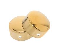 Didiseaon Capuchons Main Courante Acier Inoxydable 2 Pièces Embouts de Rambarde Fixation Sécurisée pour Escalier Intérieur Base Poteau Rond