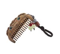 Didiseaon Carved Sandalwood Comb Mini Pocket Natural Wood Detangling Hair Brush For Women Portable Travel Accessory And Unique Chinese Year