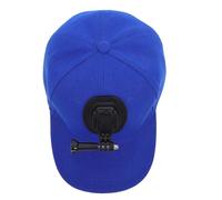 Didiseaon Casquette Sport Bleu Foncé en Coton avec Support de Fixation Rapide pour Caméra d'action, Accessoire Compatible pour Vélo, Randonnée et Activités en Plein Vent, Chapeau Caméra