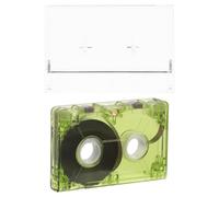 Didiseaon Cassette Audio Vierge Verte 40-60 D’Enregistrement Haute Fréquence Compatible Mini Magnétophone, Bande Audio pour Interviews, Enregistrements Musicaux et Discours, Décoration