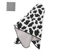 Didiseaon Cat Wrap Blanket Cow Print Soft Breathable Pet Swaddle for Nail Trimming Medication Grooming Anti-Scratch and Design Comfortable Polyester Wrap for Cats