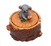 Didiseaon Cendrier à Cigarettes en Résine Créatif de Koala pour Bureau et Maison, Décoration Unique et Fonctionnelle sur Bureau, Accessoire Stylé D'intérieur