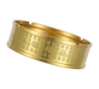 Didiseaon Cendrier Rond Pour Fumeur Cendrier Décoratif Extérieur Vintage De Table à Manger Laiton Intérieur