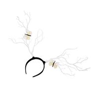 Didiseaon Cerf Coiffe Forme Corne Branche Noël Décoration Cheveux Fête Accessoire Serre-tête