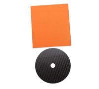 Didiseaon CF Carbon Fiber CD Platter Mat for Compact Disc Vibration Reduction and Sound Enhancement