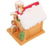 Didiseaon Chalet de Noël en Pâte Polymère, Décoration Maison Mini | Ornement à Suspendre, Motifs Festifs, pour Cupcakes, Desserts de Fête, Manteau et Vitrine