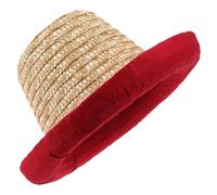 Didiseaon Chapeau de Paille pour Jonglerie et Acrobatie Taille Unique Léger et Respirant Accessoire D’Été pour Cosplay et Spectacles de Danse de Rue