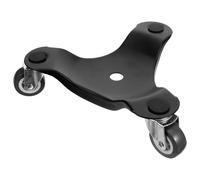 Didiseaon Chariot de Déménagement à Trois Roues en Acier au Carbone Grandes Roues en Caoutchouc Noir, Petit Chariot à Roulettes pour Meubles Lourds, Outil de Manutention Couleur Aléatoire