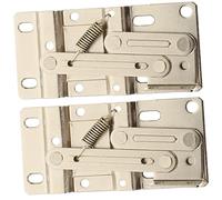 Didiseaon Charnières de Plateau à Ciseaux 45° en Fer, Charnières Invisibles pour Meubles Sous-évier, Fermeture Automatique, Lot de 2, Adaptées pour Portes D'armoire la Cuisine