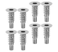 Didiseaon Charnières de Réglage pour Appui-tête de Canapé en Alliage Argenté, 8 Pièces, Performance Silencieuse pour Prolonger la Durée de Vie de L'appui-tête