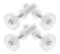 Didiseaon Charnières Rabattables De Porte Pliante Quincaillerie Pour Portes De Placard Pivot De Porte Pliante Acier Inoxydable 4Pcs Kit De Réparation De Charnière Supporte Des Portes