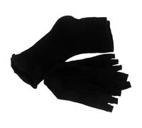 Didiseaon Chaussettes de Pédicure Noires Anti-uv pour Manucure Gel, 2pcs en Tissu Confortable Séparateurs D'orteils, Protection pour Pédicures à Domicile