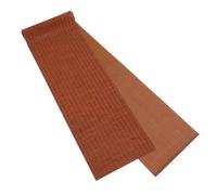 Didiseaon Chemin de Table en Bambou Naturel 30 Cm de Large, Coupe Ajustable, Couleur Marron Clair, Protection la Chaleur Rayures pour Décoration de Style Chinois, Napperon Multifonctionnel