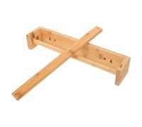 Didiseaon Chevalet de Dessin Mural en Bois pour Garçon et Filles Porte-rouleau de Papier Suspendu, Support Créatif Compact 34x6 Cm, Matériel de Chevalet D'art pour Loisirs Créatifs