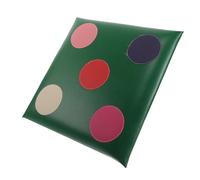 Didiseaon Cible de Tir à Arc Verte Carrée en PU et Bois, Équipement D'entraînement pour Perfectionnement des Compétences en Escrime, Adaptée aux Athlètes en Club ou Salle de Sport