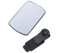 Didiseaon Clip Miroir pour Téléphone Portable Image Claire, Accessoire Multifonction en Verre et PVC, Support Pince Noir pour Photo et Voyage