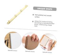 Didiseaon Clips de Reliure Métalliques à Anneaux Mécanisme de Classeur pour École et Bureau Pratique pour Organisation de Documents et Personnalisation DIY