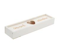 Didiseaon Coffret De Test De Grossesse En Bois Avec Couvercle Accessoire D'annonce De Bébé Pour Nouveau-né Boîte De Rangement De Test De Grossesse Pour Femmes Baby Announce Storage Case For