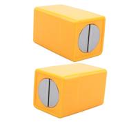 Didiseaon Coffret pour Lames Cassées en Plastique Robuste Lot De 2 Boîtes De Rangement Conçu pour Chambres D'élève Et Bureaux Facile à Démonter Et Vider