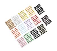 Didiseaon Coins Adhésifs pour Photos 28 Pièces Coins Photo Autocollants en Papier Coloré 14 Couleurs pour Scrapbooking et Projets Créatifs DIY
