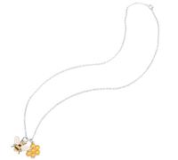 Didiseaon Collier Pendentif Abeille pour Femme, Alliage Doré, Chaîne Fine, Bijou Délicat, Présent, Porté Quotidien et Fête, Taille Ajustée