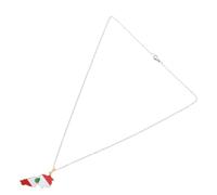 Didiseaon Collier pendentif carte du Liban doré, bijou drapeau en acier inoxydable, collier unisexe pour femme et homme, pendentif pays idéal cadeau patriote, accessoire léger et durable