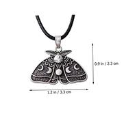 Didiseaon Collier Pendentif Gothique En Alliage, Pendentif Phase De Lune Suspendu, Collier Élégant Pour Femme, Style Chic, Usage Fête Et Quotidien, Taille Moyenne