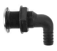Didiseaon Connecteur Passe-Coque Nylon pour Vidange de Bateau Drain et Facile à Installer Adapté Pompe Kayak Plug Valve